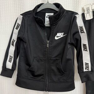 Nike Dri Fit Black and White Kids' Track Suit
